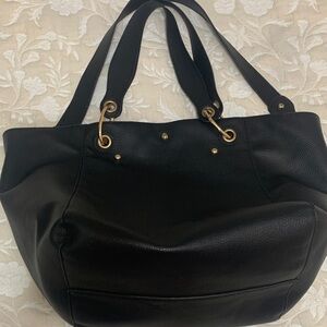 Elegant Black Tote Bag